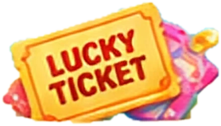 บัตร Lucky Ticket สีทอง